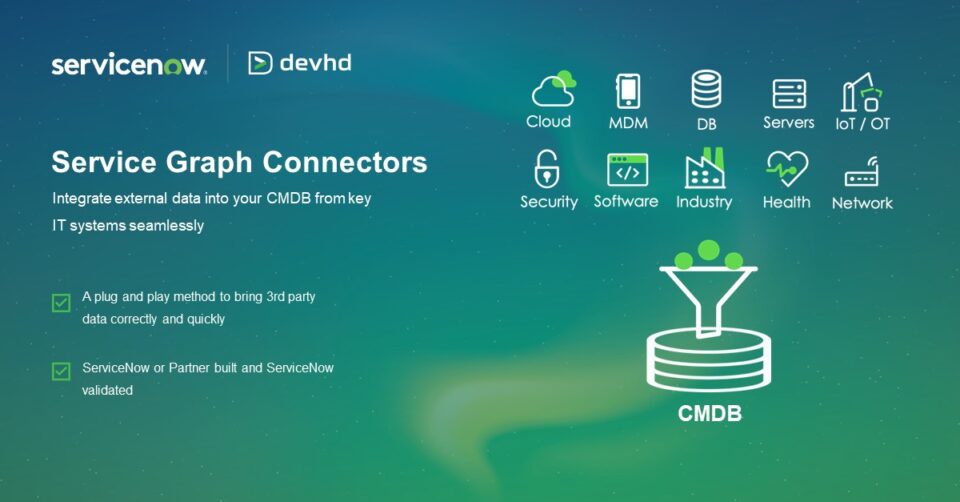 Enhance your CMDB population strategy with ServiceNow’s Service Graph Connectors